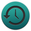 Apple Time Machine (shaped) Icon 128x128 png